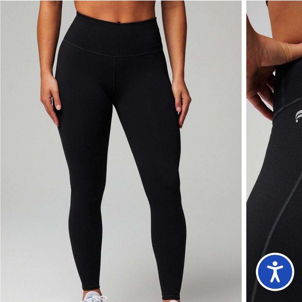 Fabletics Powerhold High Waisted Black Leggings